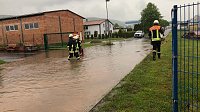 Bild: Feuerwehrseinsatz nach Starkregen