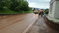 Bild: Feuerwehrseinsatz nach Starkregen