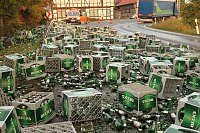Bierlaster verunglückt Bild: Bierlaster verunglückt