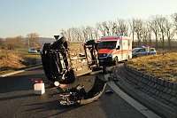 Bild: Mit zwei Promille auf Kreisel aufgefahren