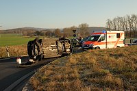 Bild: Mit zwei Promille auf Kreisel aufgefahren