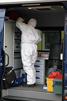 Bild: Gro&szlig;einsatz der Polizei in Berka