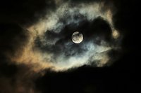 Der Mond über Nordhausen Bild: Der Mond über Nordhausen