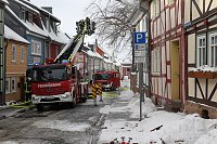 Bild: Dachstuhlbrand griff auf Nachbarh&auml;user &uuml;ber