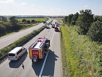 Unfall auf der A38 Bild: Unfall auf der A38