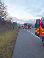Bild: Auto auf der A38 brannte