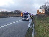 Bild: Auto auf der A38 brannte