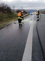 Bild: Auto auf der A38 brannte