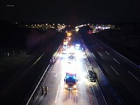 Bild: Schwerer Unfall auf der A38