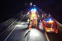 Bild: Schwerer Unfall auf der A38