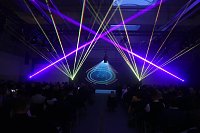 Bild: Lasershow beendete den offiziellen Teil