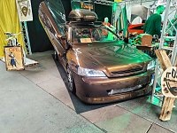 Bild: Peter Blei unterwegs auf der Erfurter Automobilmesse