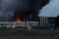 Bild: Impressionen vom Brandort in Bleicherode