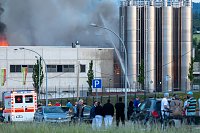 Bild: Impressionen vom Brandort in Bleicherode
