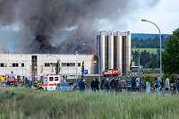 Bild: Impressionen vom Brandort in Bleicherode