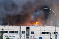 Bild: Impressionen vom Brandort in Bleicherode
