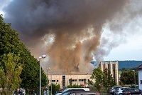 Bild: Impressionen vom Brandort in Bleicherode