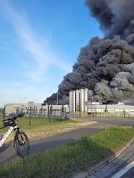 Bild: Rettungsarbeiten an der B&auml;ckerei in Bleicherode
