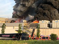 Bild: Rettungsarbeiten an der B&auml;ckerei in Bleicherode