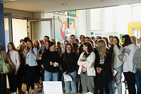 Bild: An der Lessing-Schule wurde gestern die dritte Runde des "Tags in der Praxis" mit einer Berufsmesse eingel&auml;utett