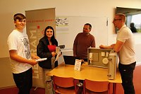 Bild: An der Lessing-Schule wurde gestern die dritte Runde des "Tags in der Praxis" mit einer Berufsmesse eingel&auml;utett