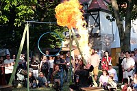Bild: Ritterspektakel auf der Ronneburg zum Pfingstsamstag
