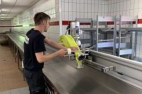 Bild: Neue Schlauchanlage arbeitet 