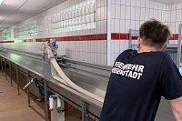 Bild: Neue Schlauchanlage arbeitet 