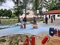 Bild: Feuriger Projekttag an der Leinefelder Regelschule  Konrad Hentrich