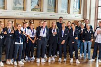 Bild: Empfang der Nationalmannschaft in Frankfurt