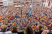 Bild: Empfang der Nationalmannschaft in Frankfurt