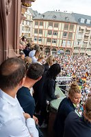 Bild: Empfang der Nationalmannschaft in Frankfurt