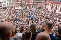 Bild: Empfang der Nationalmannschaft in Frankfurt