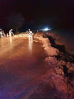Bild: Feuerwehr im Einsatz nach Starkregen bei Breitenworbis