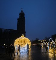 Bild: Peter Blei unterwegs in Magdeburg