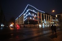 Bild: Peter Blei unterwegs in Magdeburg