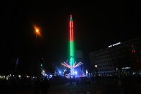 Bild: Peter Blei unterwegs in Magdeburg