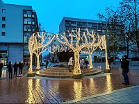 Bild: Peter Blei unterwegs in Magdeburg