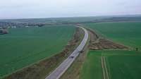 Bild: Unfallstelle in Luftaufnahmen