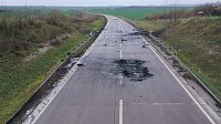 Bild: Unfallstelle in Luftaufnahmen