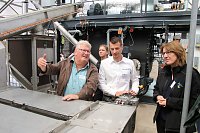 Bild: Pyrolyse als Alternative zum Verbrennen - in Bleicherode wurde heute eine Pilotanlage der Hochschule in Betrieb genommen