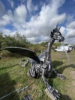 Bild: Drachen-Alarm am Sundh&auml;user Kiesteich