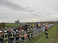 Bild: Unfall auf dem Autobahnzubringer