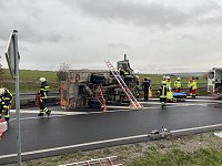 Bild: Unfall auf dem Autobahnzubringer