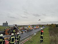 Bild: Unfall auf dem Autobahnzubringer