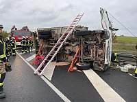 Bild: Unfall auf dem Autobahnzubringer