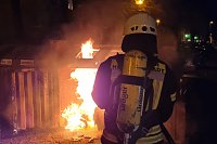 Bild: Containerbrand 