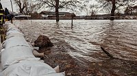 Bild: Wassermassen in Windehausen, Dezember 2023