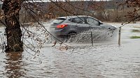 Bild: Wassermassen in Windehausen, Dezember 2023