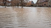 Bild: Wassermassen in Windehausen, Dezember 2023